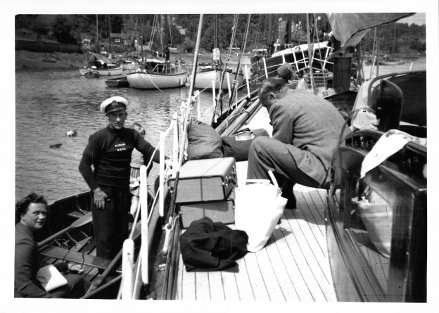 Amokura at the Royal Anglesey Yacht Club under the ownership of AE Crosby